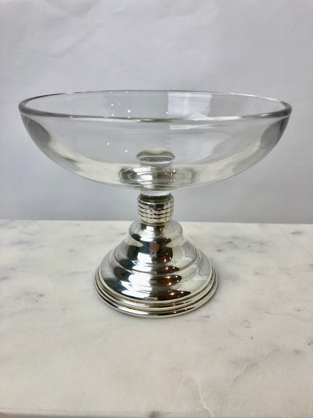 Estate Collection - Sterling and Glass Compote