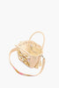 Purse - Embellished Top Handle Crossbody-Natural Floral