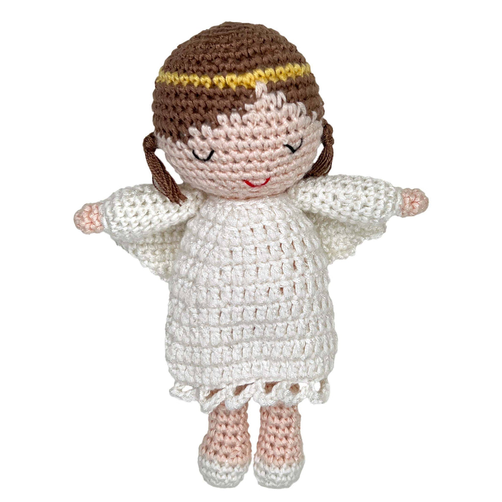 Rattle - Angel Bamboo Crochet Rattle