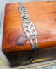 Estate Collection - Finger Joint Metal Banded Medium Cedar Box