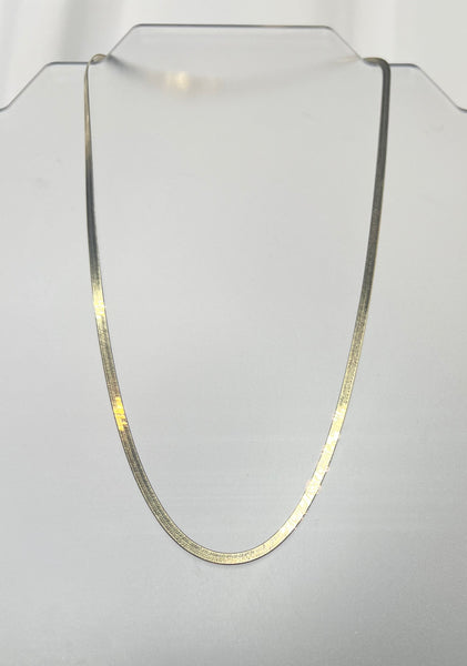 Necklace - Gold Herringbone Necklace