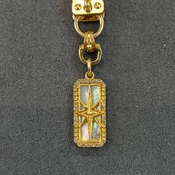 Vignette - Glory-Rectangle Mother of Pearl with Diamonds