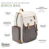 Diaper Backpack - Birch Bag in Cream