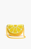 Purse - Couture Crescent Lemon Shoulder Bag