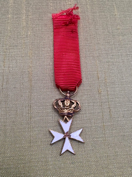 Estate Collection - Vintage Order of Malta Knight's Cross Miniature