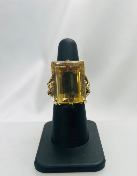 Estate Collection - Citrine Solitaire Ring