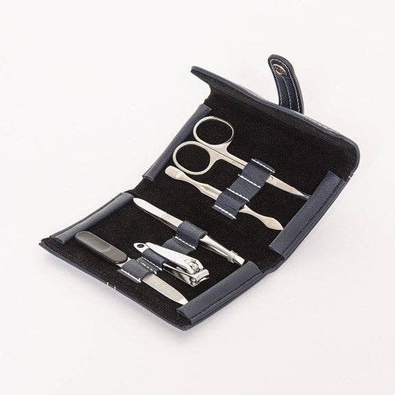 Travel Accessories -Manicure Set in Navy Blue
