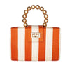 Purse - Orange Stripe Clutch