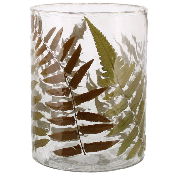 Enameled Fern Hurricane - Lrg - Fern