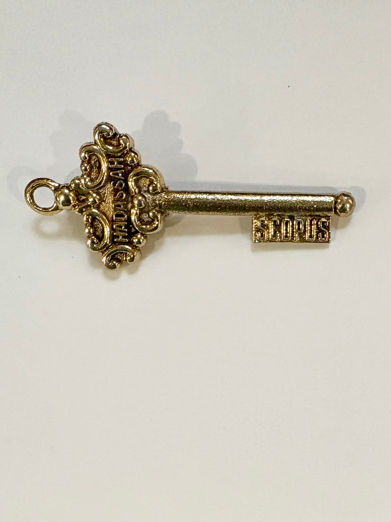 Estate Collection - Vintage Hadassah Scopus Skeleton Key Brooch Pin