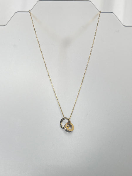 Necklace - Abby Roman Numeral Interlocking Necklace