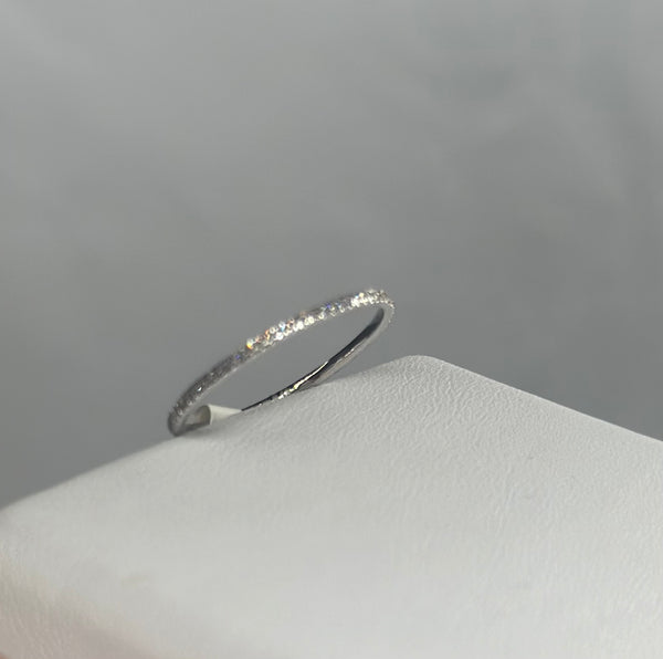 Ring - Diamond Eternity Band 14Kt White Gold