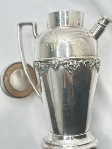 Estate Collection - Silver Plated Vintage European Cocktail Martini Shaker