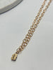 Vignette Necklace - Gold Flat Cable Chain - Various Lengths
