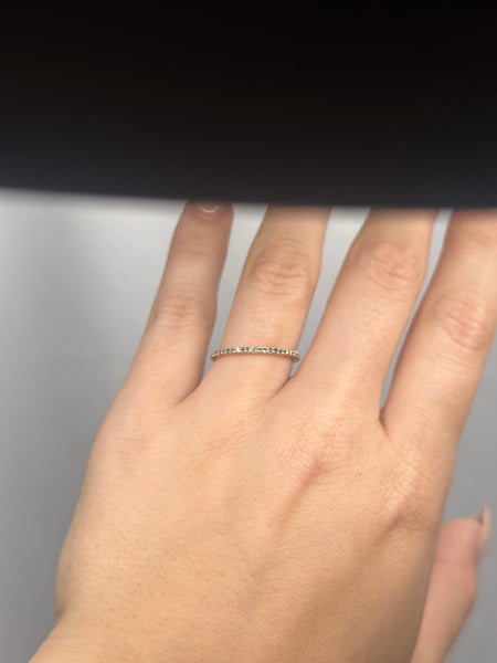 Ring - Blue Sapphire Eternity Band 14Kt