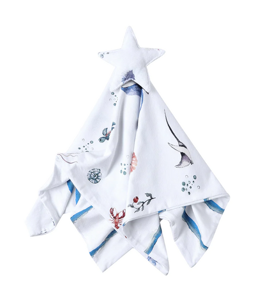 Lovey Security Blanket W/Plush Toy