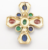 Estate Collection - Enamel Cross Pendant Brooch