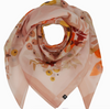 Scarf - Floral Artistry Cotton Silk Square