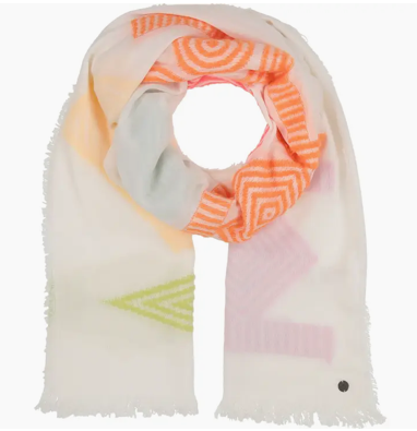 Scarf - Geo Shapes Fil Coupee Wrap