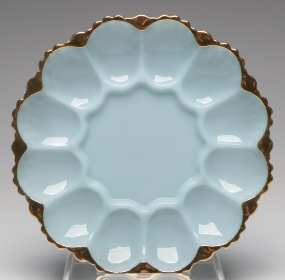 Estate Collection - Glass Deviled Egg Plate