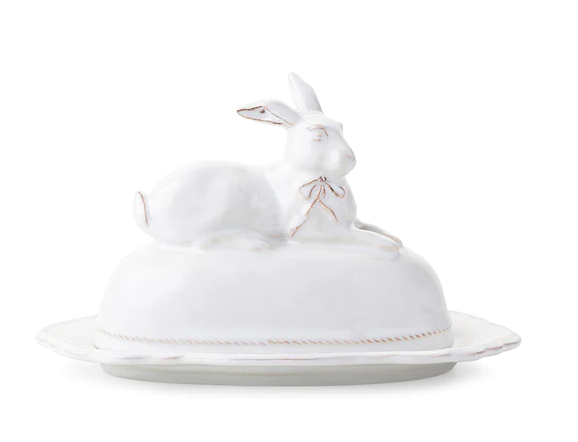 Clever Creatures Bridget - Ceramic Bunny Butter Dish