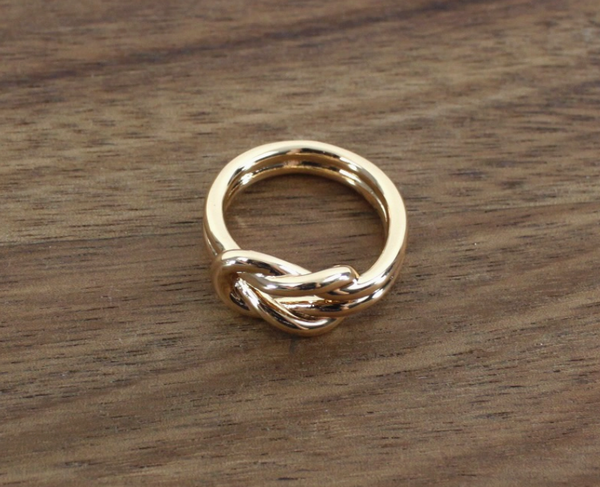 Gold Scarf Ring
