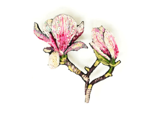 Trovelore - Magnolia Brooch