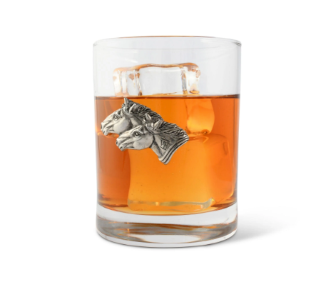 Vagabond - Running Horse Double Old Fashion Glasses