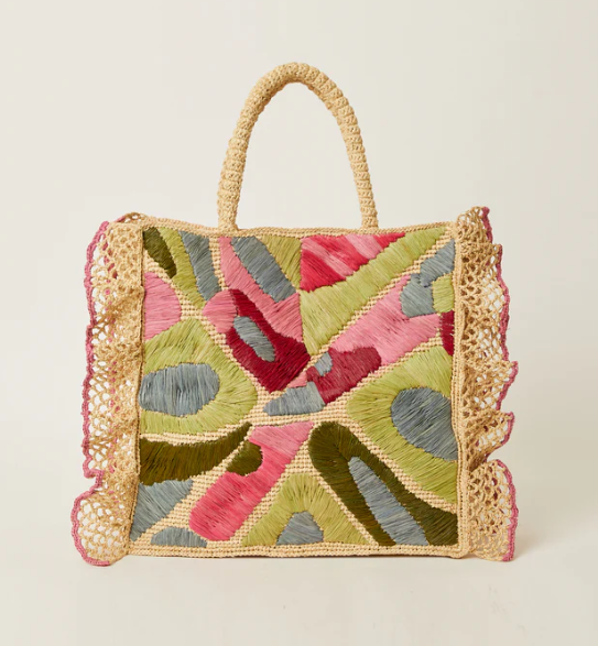 Purse - Sydney Embroidered Tote