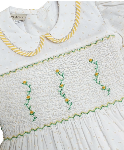 Daisies Collection Plumetti Hand Smocked Dress