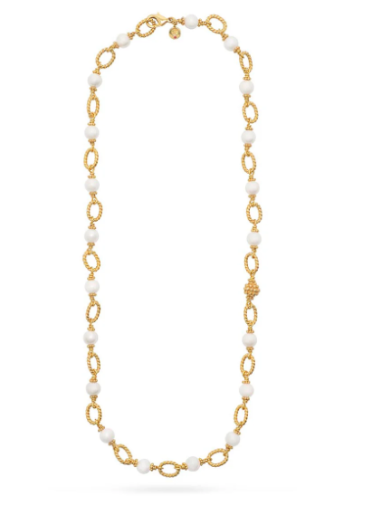 Necklace - Berry & Bead Chain W/Pearls