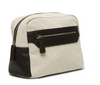 Travel Bag - Capri Cosmetic Bag - Brown or Black Trim