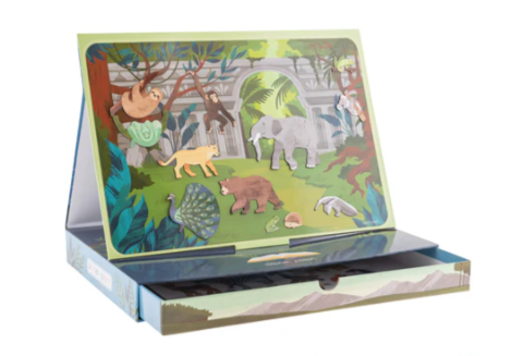 Magnetic Zoo Play Scene With Drawer