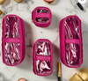 Travel Bags - Mini Diva Makeup Case - Fuchsia Velvet