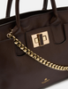 Bella Soft Medium Tote in Chocolate