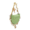Purse - Isla Lime Small Shells Straw Bag
