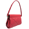 Purse - Leather Handbag W/Braided Handle