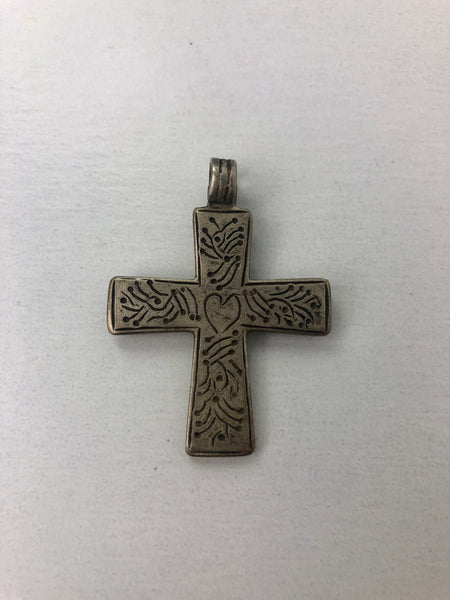 Estate Collection - Small Silver Cross Pendant