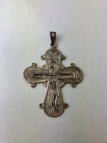 Estate Collection - Silver Cross Pendant