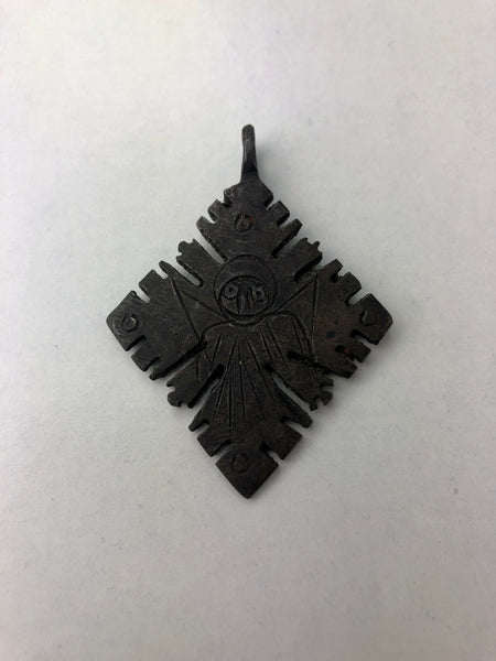 Estate Collection - Metal Diamond Shaped Pendant