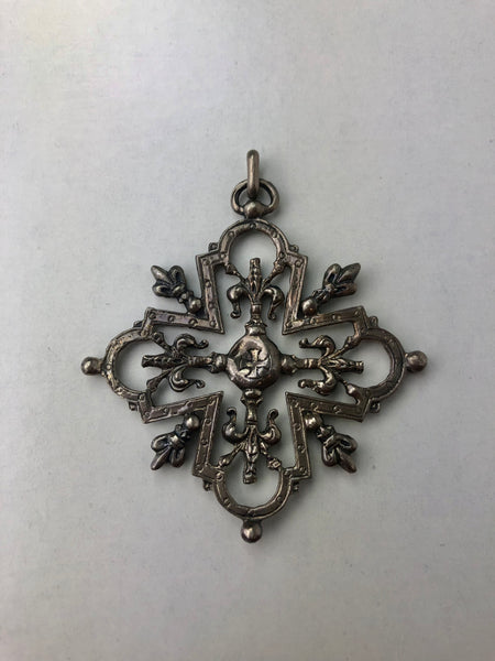 Estate Collection - Silver Cross Pendant