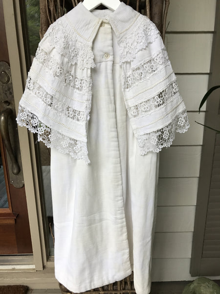 Estate Collection Children's Clothing - Antique Child's Corded Coat