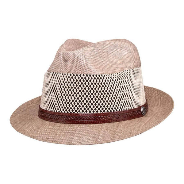 Hat - Men's Tuscany Straw Fedora Hat