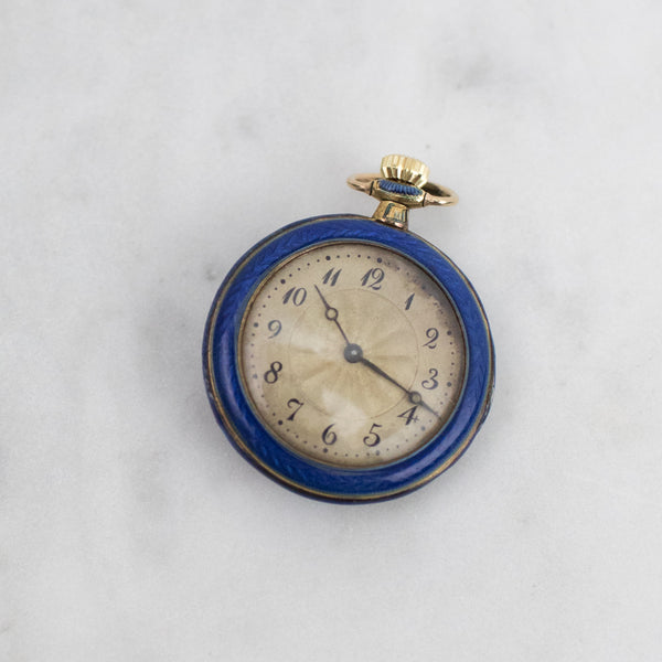 Estate Collection Watch - Longines Diamond/18K Yellow Gold/Enamel