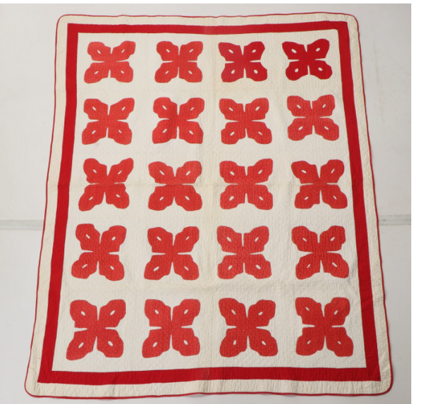 Estate Collection Quilt - Handmade Floral Applique Quilt