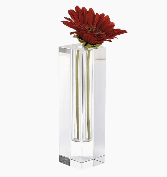 Vase - Donovan Handcrafted Square Optical Crystal Vase