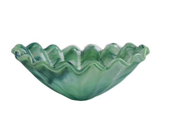 Vietri - Onda Green Glass Medium Bowl