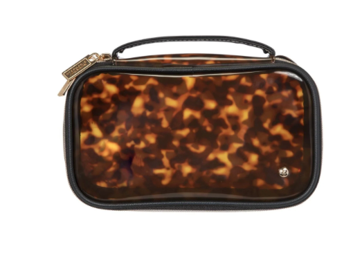 Travel Bag - Miami Clearly Tortoise Claire Medium Makeup Case