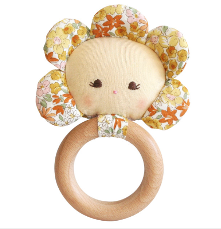 Rattle - Flower Baby Teether Rattle