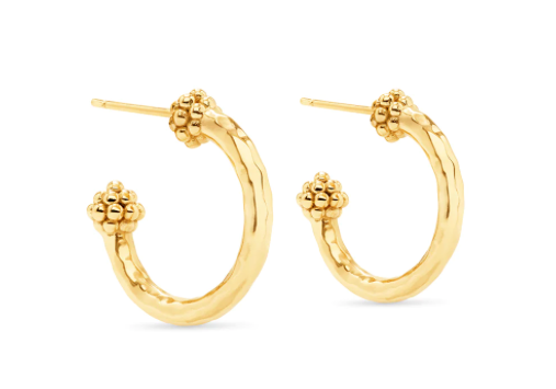 Earrings - Berry Small Hoop Earrings